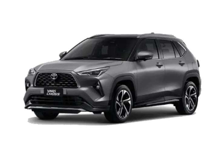 Серая Toyota Yaris Cross Hybrid